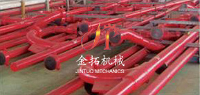 Gooseneck vertical pipeline